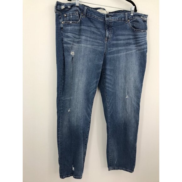 Torrid Boyfriend Vintage Stretch Slim Straight Jean 26 - Picture 2 of 7